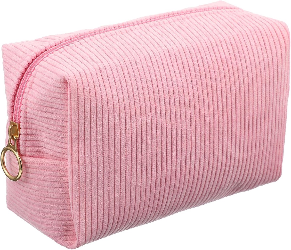 Make-uptas voor dames, klein, reis-cosmeticatas met ritssluiting