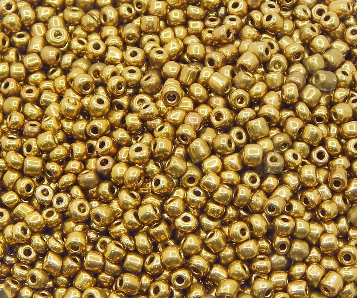 Kralen Indiaanse kralen Zaadkralen Pony kralen 4mm Metallic Kleurset