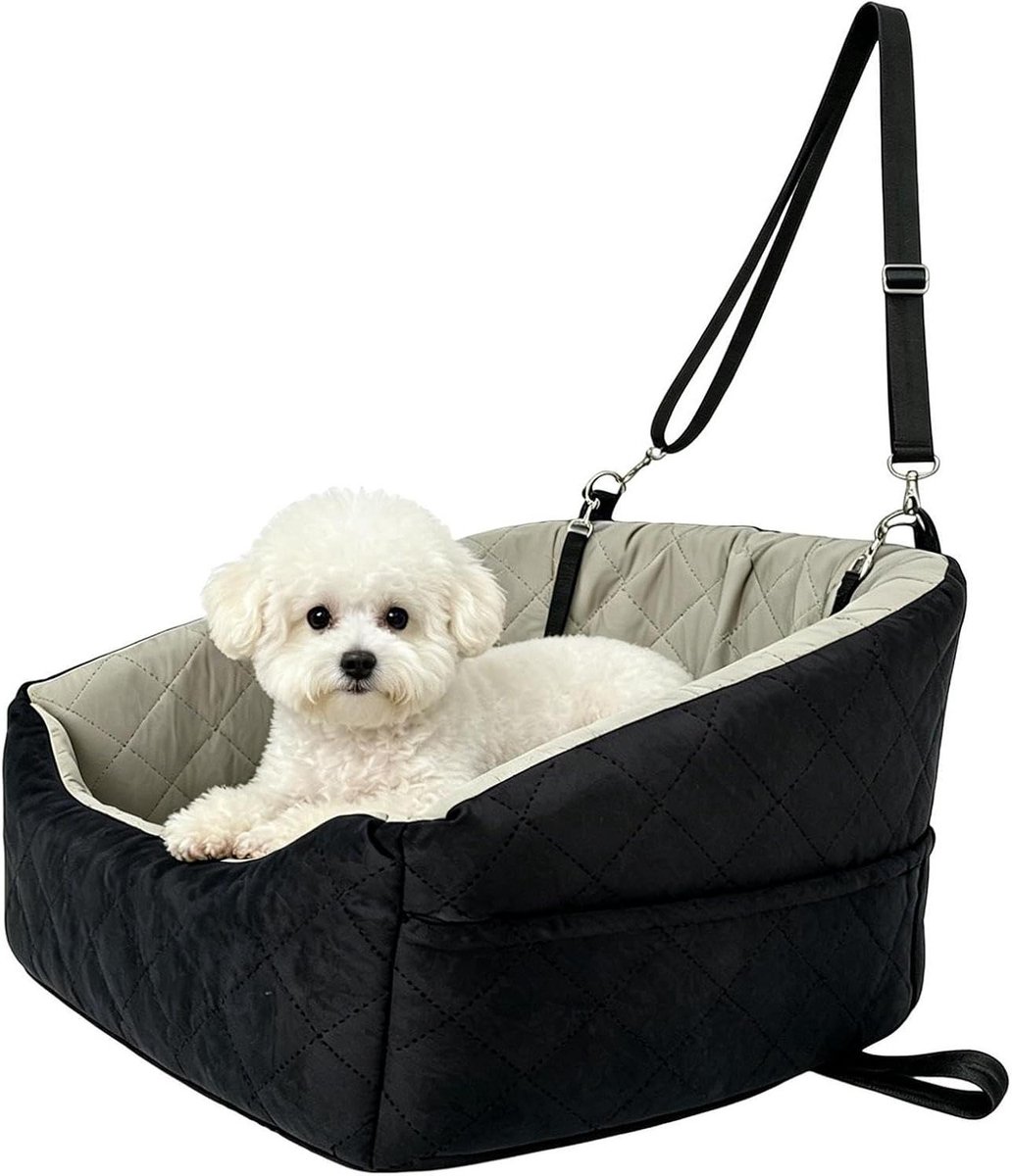 Honden autostoel - Reisstoel hond Booster seat - Veilig reizen - Antislip basis - 48 x 52 x 30 cm