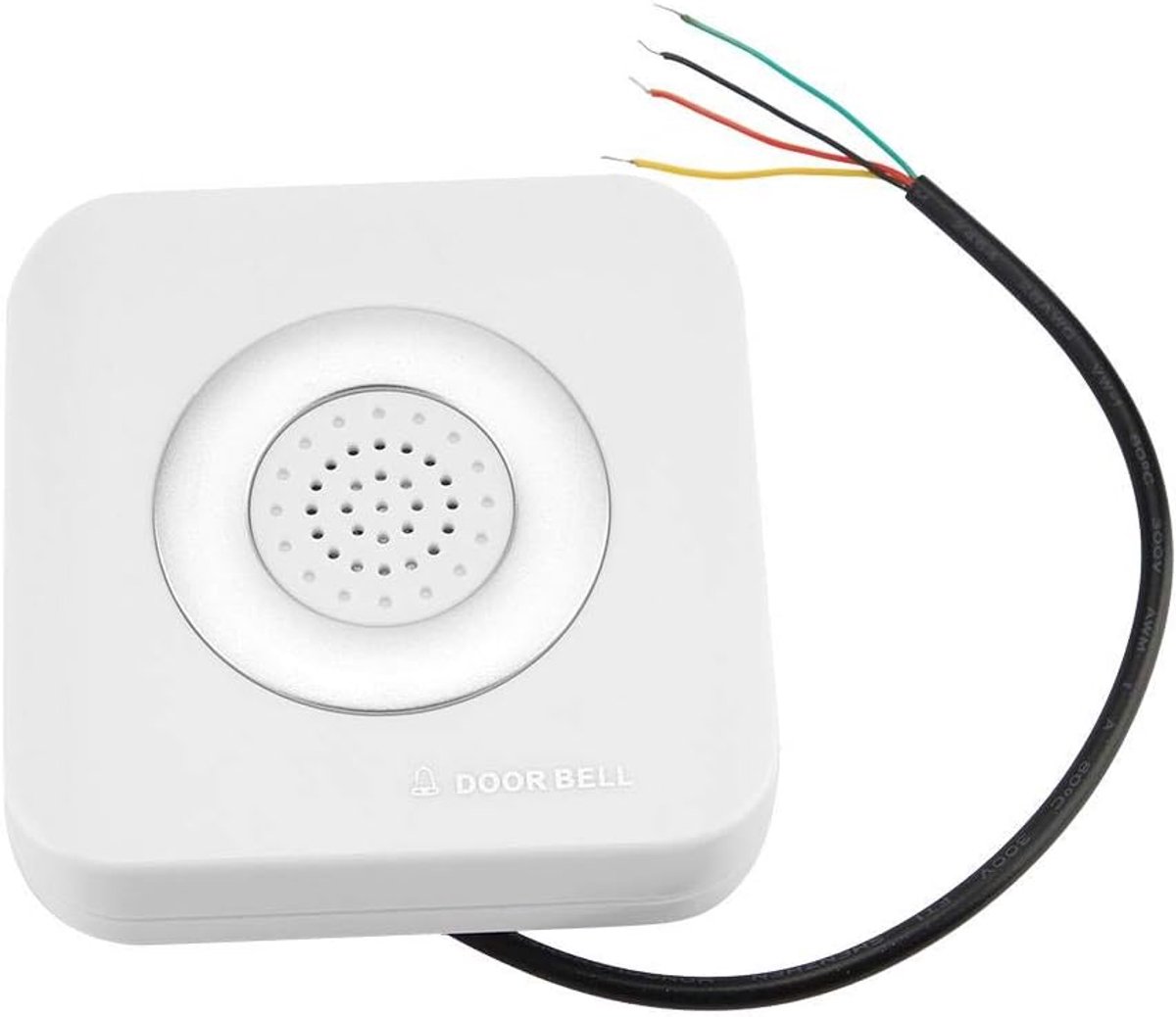 SnelShoppen - Bedrade Deurbel 12V, Toegangscontrole Systeem, Batterijloze Deurbel Gong, Duidelijke Geluid, Duurzaam ABS Materiaal, 90dB Speaker