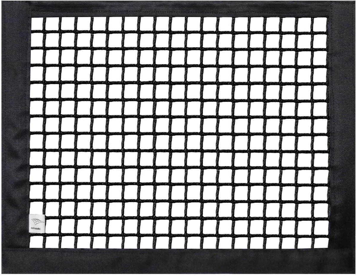 SnelShoppen - Universele Netzak met Klittenband 30cm x 40cm Organiser Tas Multifunctionele Bevestiging Achterbank Wand Organizer met Klittenband Auto