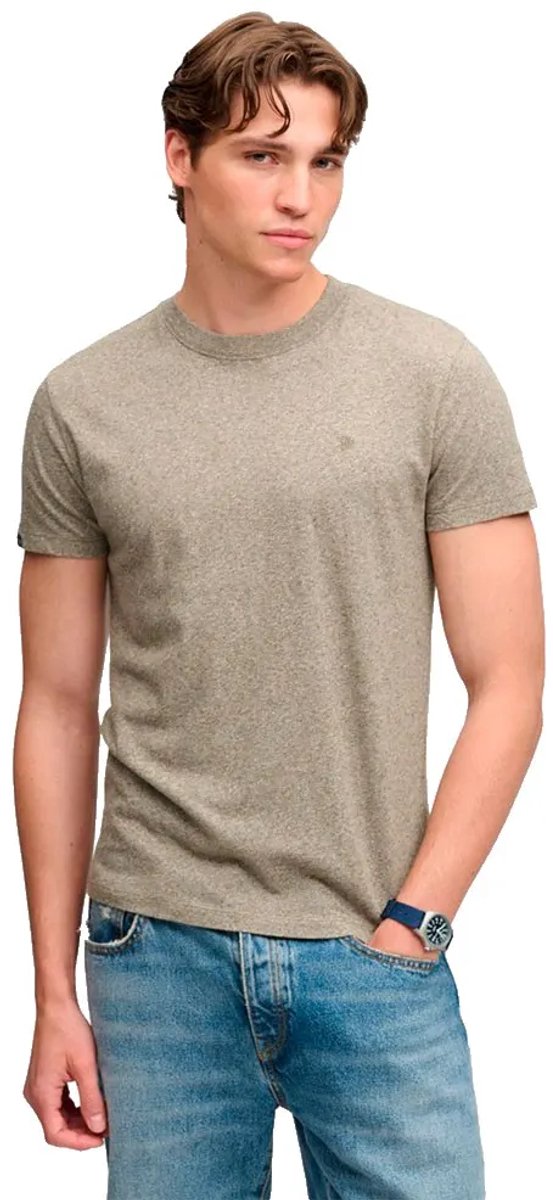 Superdry SD&Co Logo Geborduurde T-shirt Heren T-shirts Olijf