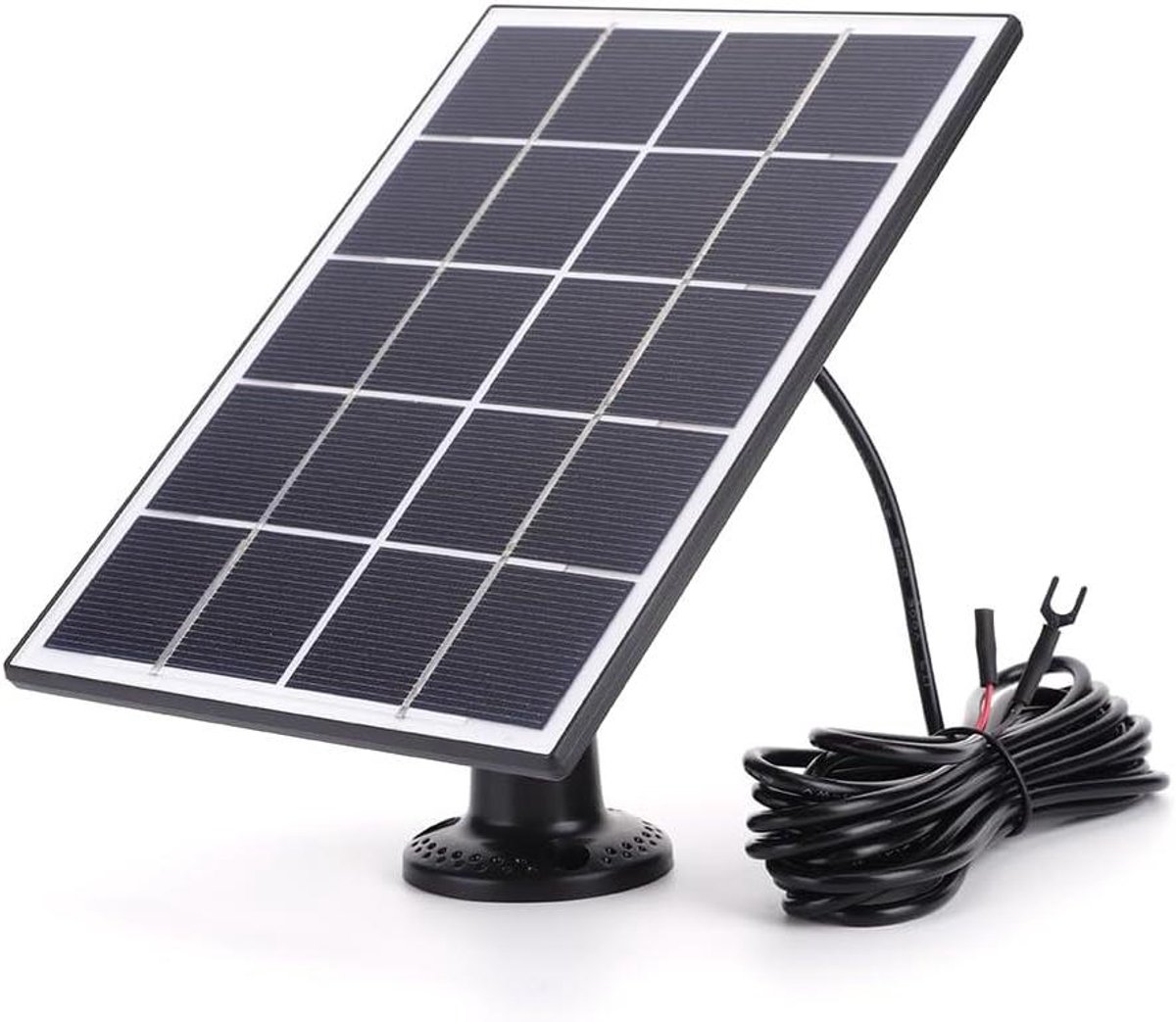 Zonnepaneel - Zonneoplader Deurbel - Deurbel Opladen - IP65 Waterdicht - 20W - Zwart