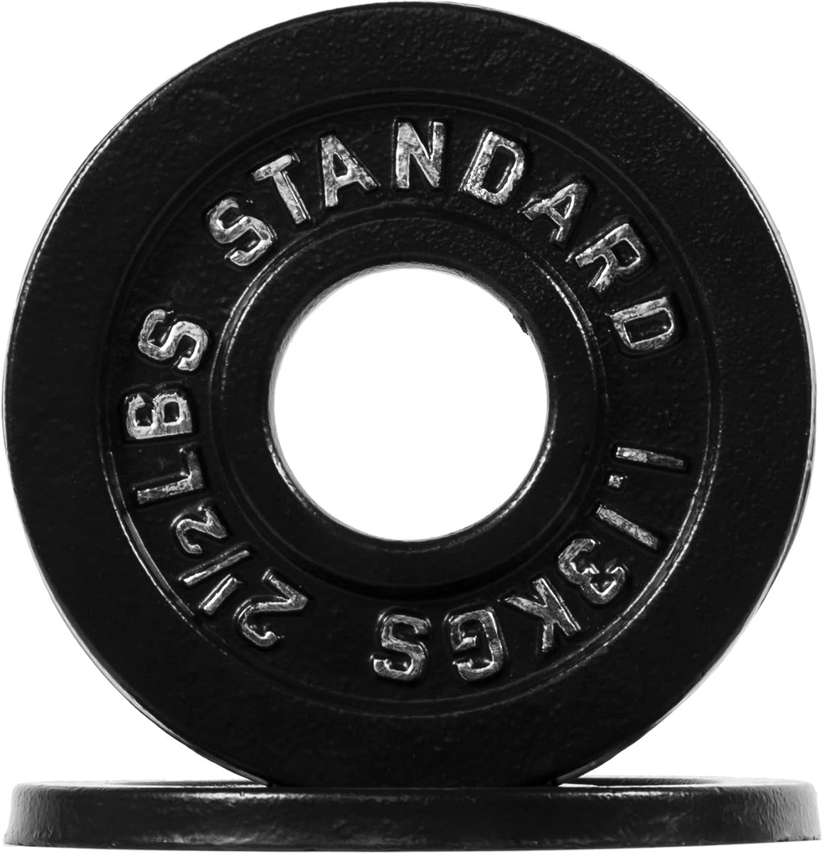SnelShoppen - Gietijzeren Gewichtsschijf voor Krachttraining, Gewichtheffen en Crossfit, 1 Inch of 2 Inch, Standaard of Olympisch