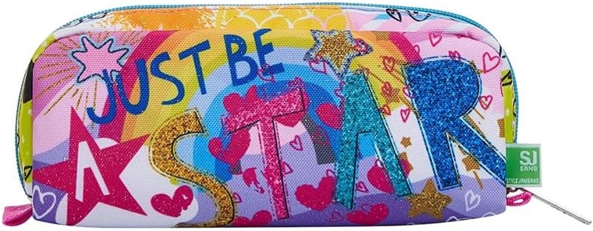 SnelShoppen - Sj Gang Pennenhouder, Fantasie, Modern, Roze, Voor Basisschool, 22x8.5x5 cm, Creatieve Organisator, Schoolbenodigdheden, Kinderen