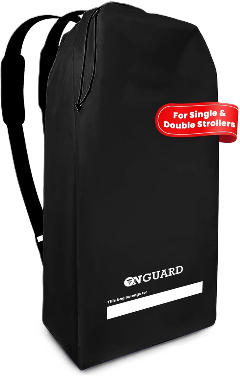 SnelShoppen - Dubbele wandelwagen tas voor vliegtuig | Wandelwagen Cover | Gate Check tas voor Baby | Waterdichte en scheurbestendige polyester rugzak