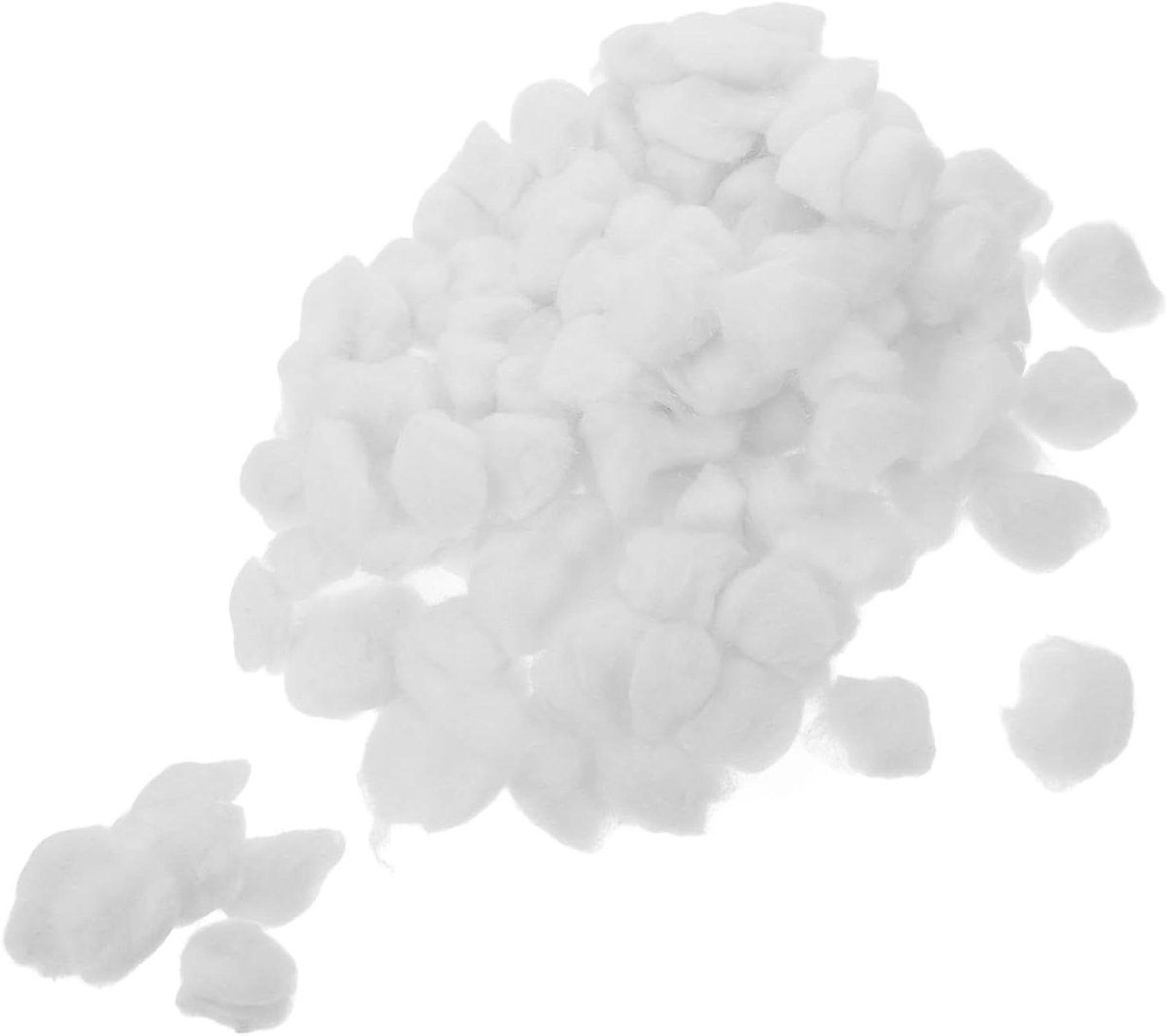 Mini Katoenen Ballen - Zachte Watjes - Make-up en Verzorging - Absorberend en Ontvettend - 1 Zak - Wit