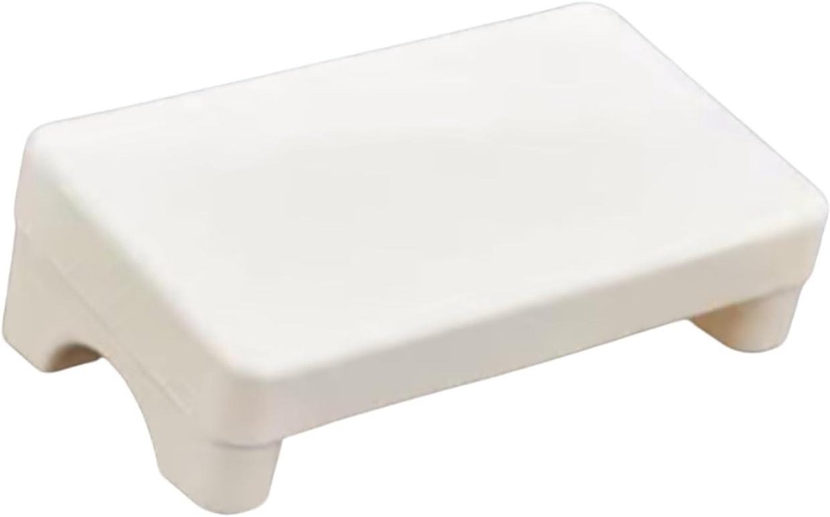 Ergonomische Voetsteun - Beensteun Onder Bureau - Comfortabel Zitten - 20 Graden Kantelontwerp - Maximale Belasting 150 Kg - Wit