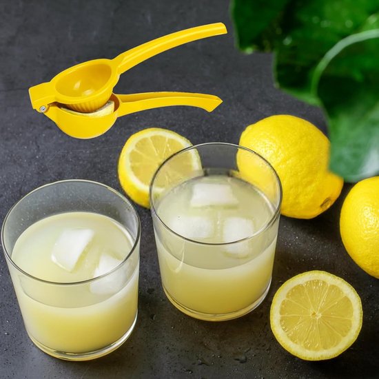 Handige Citruspers - Citroenpers voor Vers Sap - Gele Pers voor Alle Citrusvruchten — afbeelding 3
