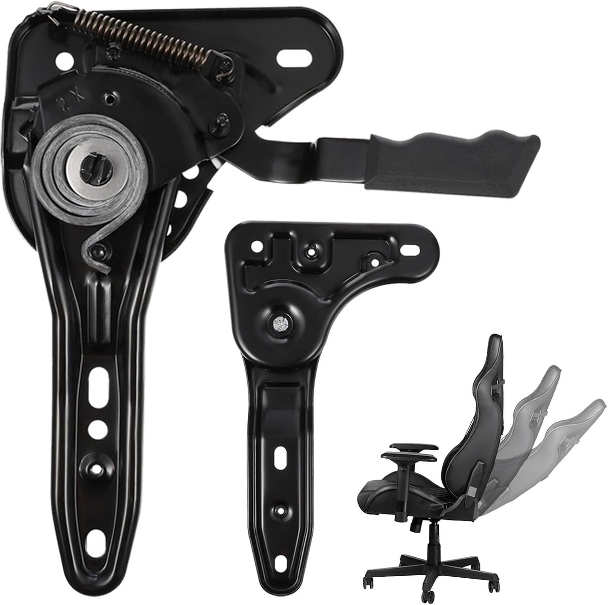 Ergonomische Gaming Stoel met Verstelbare Hoek, Multi-Angle Controller en Bureau Accessoires voor Comfortabel Gamers