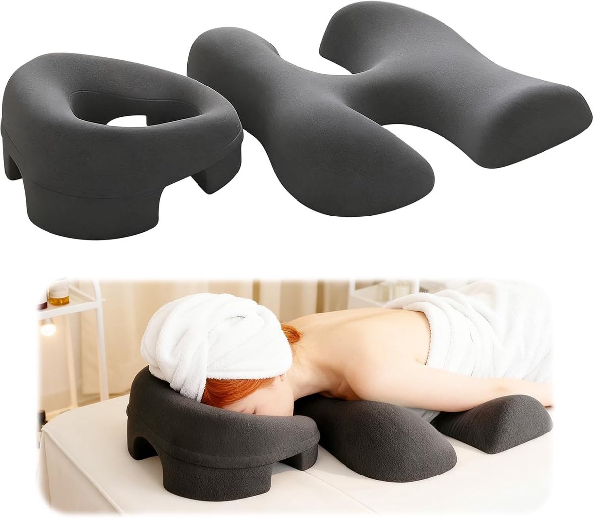 Ondersteunend Kussen voor Borst en Buik, Ideaal voor Schoonheidssalons en Spa, Verhoogt Comfort en Stabiliteit tijdens Behandelingen