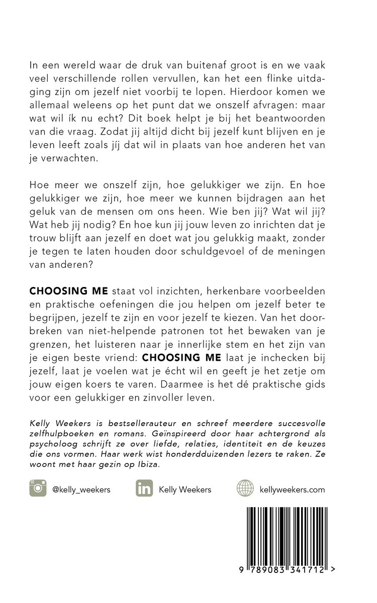 Choosing me - back cover