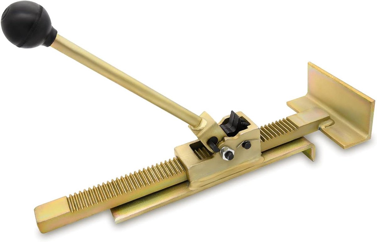 Vloerkrik - Vloerinstallatiegereedschap Plankkrik - Vloeren Installeren - Beschadigt Vloer Niet - 3556 x 1245 x 889 cm - Zwart