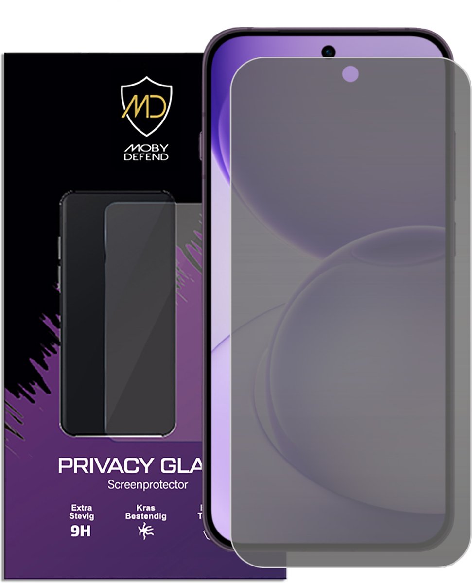 MobyDefend Screenprotector - Geschikt voor Oppo Reno16 - HD Privacy Glass Screensaver