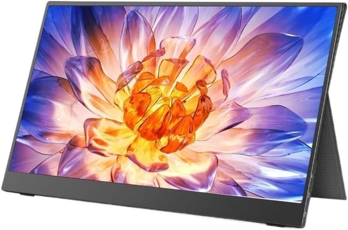 Draagbare Monitor - Extra Scherm Laptop - Mobiele Productiviteit - 100% SRGB Kleuren - 156 inch - One Color
