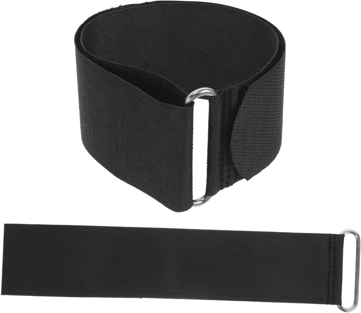 Pedaalriemen Fiets - Fietstrainer Riemen - Comfortabel Trainen - Breder Langer Dikker - 25.5 cm - Zwart