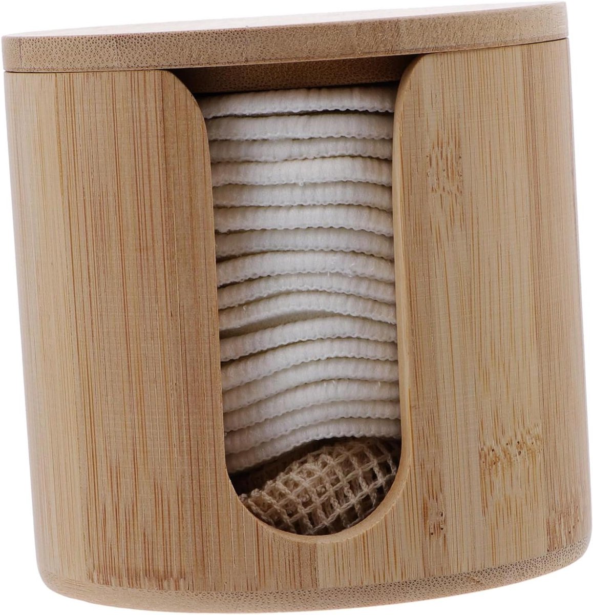 Herbruikbare Wattenschijfjes - Make-up Pads - Gezichtsreiniging - Zacht Bamboevezel - 16 Stuks - Assorti
