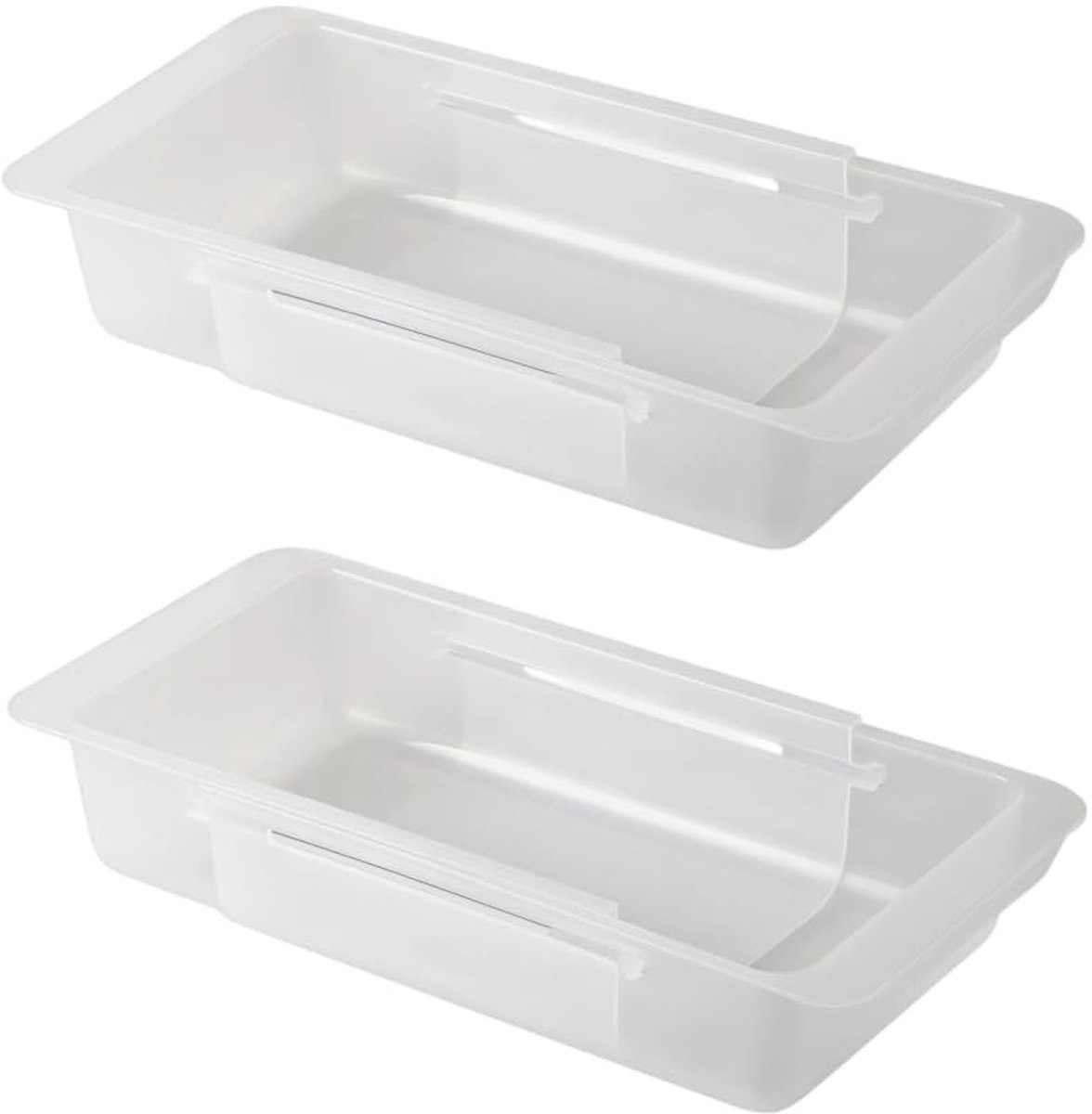 Omgoods - Set van 2 Plastic Lade Organizers - Uittrekbaar en Flexibel