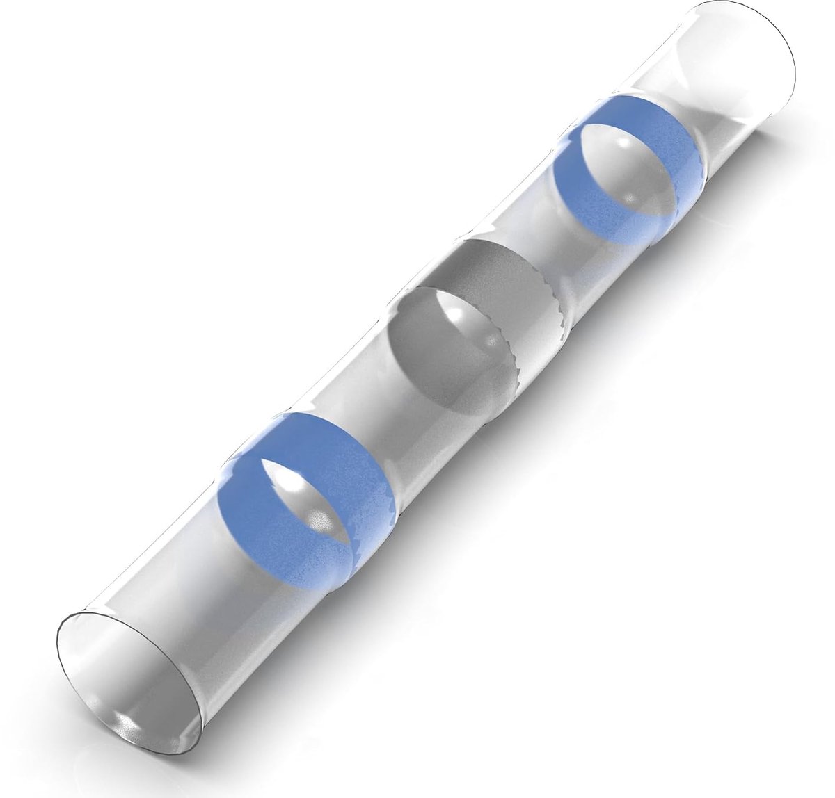 50 AUPROTEC soldeerverbinders, blauw, diameter 5 mm, 1,0-2,5 mm², kabelverbinders, waterdicht