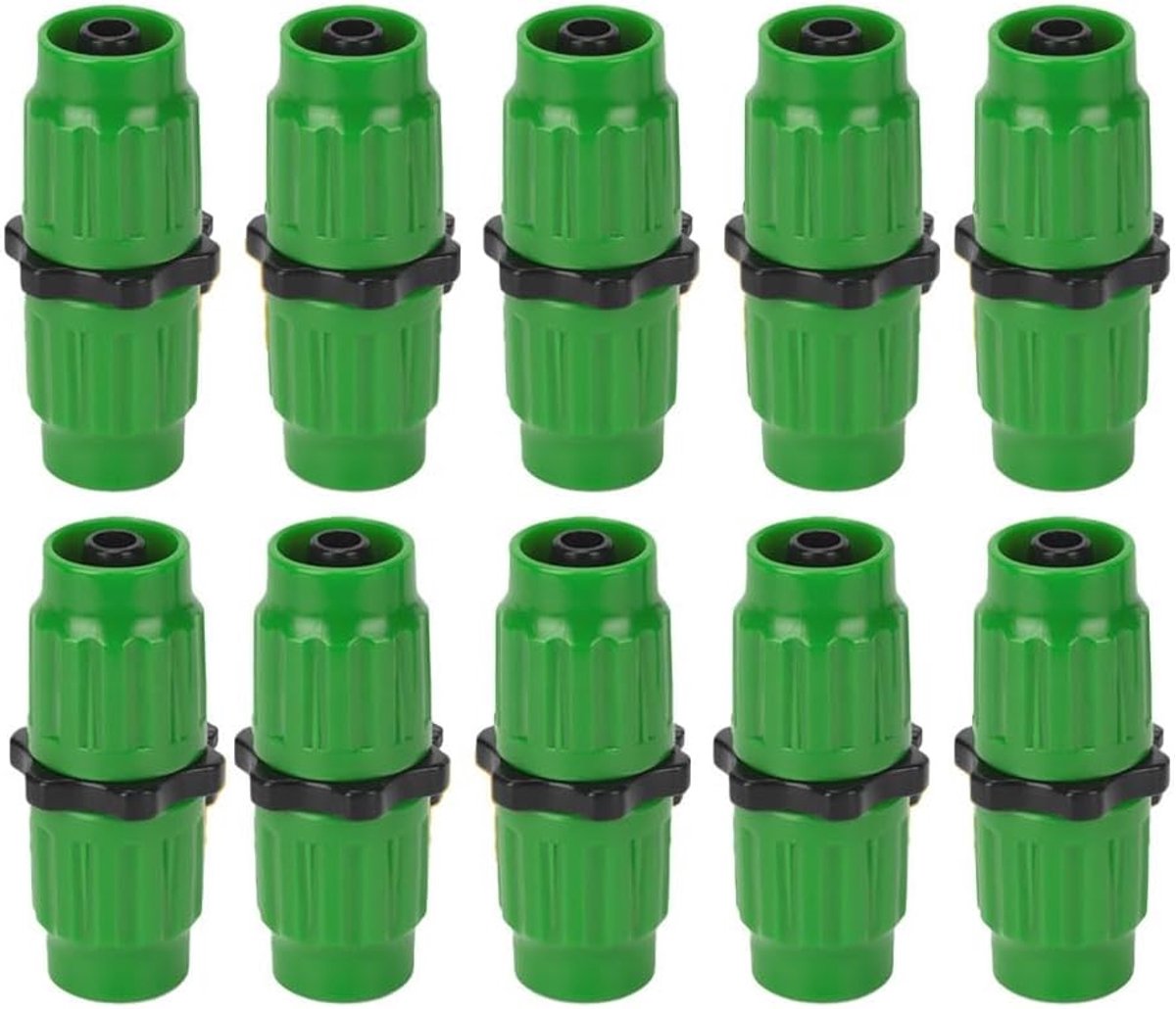 reparatieset voor tuinslang, kunststof slangpijp snelkoppeling, multifunctionele montage, reparatieslangconnectoren (10 stuks)