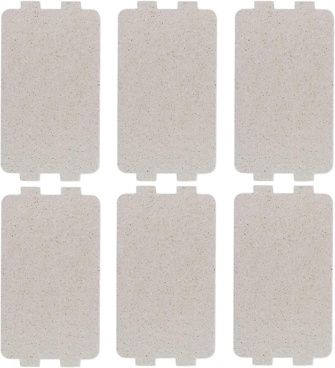 Magnetron-mica-plaat, 6 stuks, magnetron, micapplaat, vervangingsaccessoires voor keuken, magnetron (117 x 65 mm)