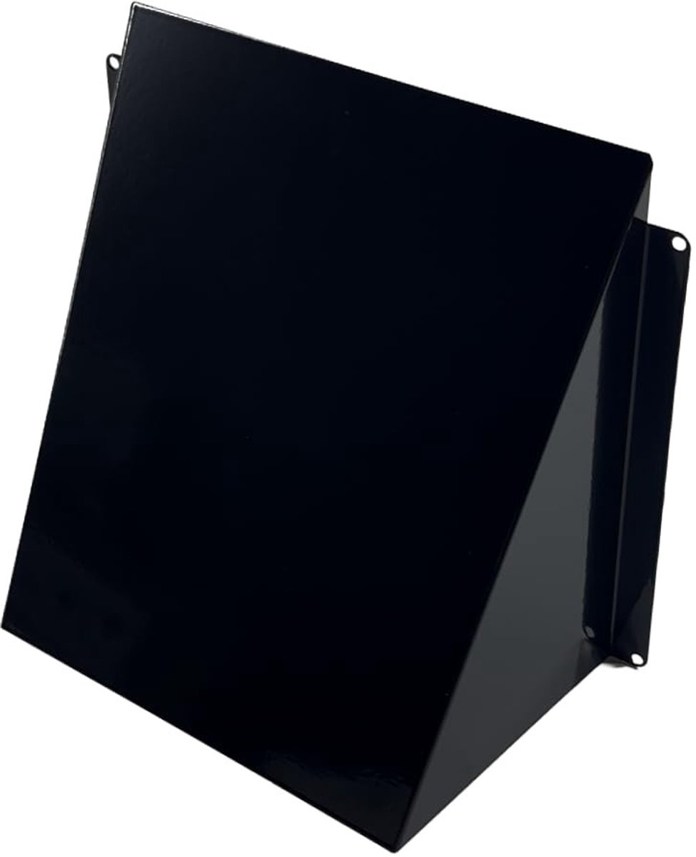 Omgoods - Antraciet Metalen Ventilatierooster 200 mm x 200 mm