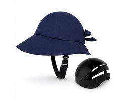 Trendy Fietshelm met Zonneklep - Fietshelm in Hoed Stijl ...