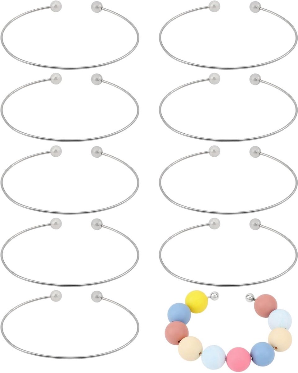 Kralen, open armband voor dames, knutselen, sieraden maken