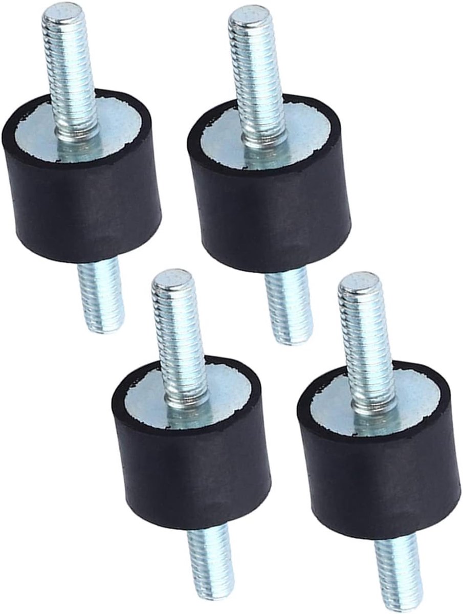 M6 Rubberen Buffer, Trillingsdemper Voor Luchtcompressorpomp - Anti-Vibratie Lager En Beugels (20 x 15 mm)