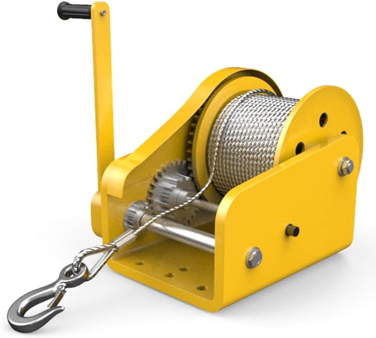 Handlier - Takel Lier - Zaken en Wetenschap - Zelfvergrendelend Mechanisme - 2500 lbs - Zilverkleurig