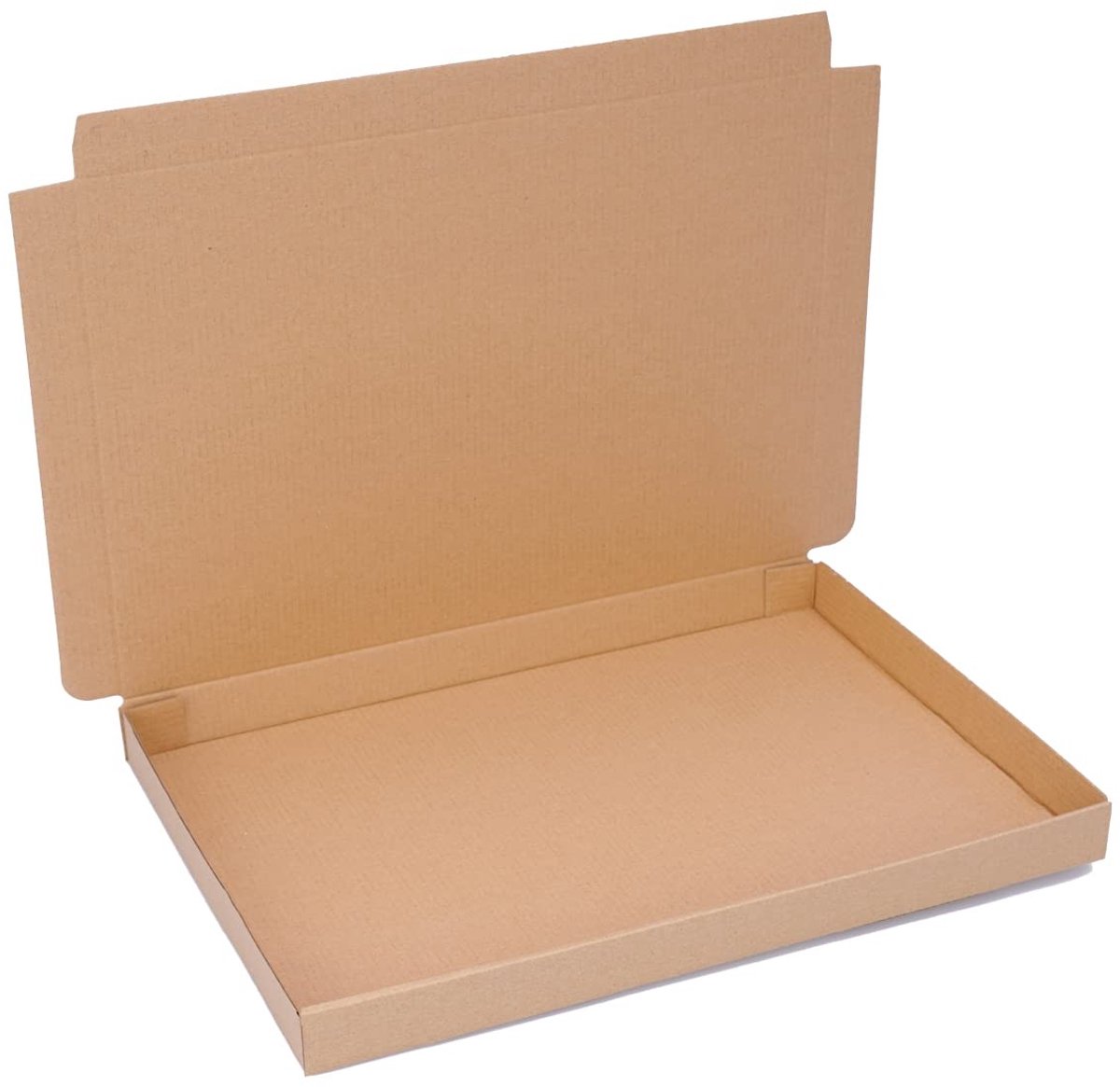 Omgoods Kleine Pakketdozen Bruin 350 x 250 x 30 mm - 50 Stuks Verzenddozen voor Kleine Goederen