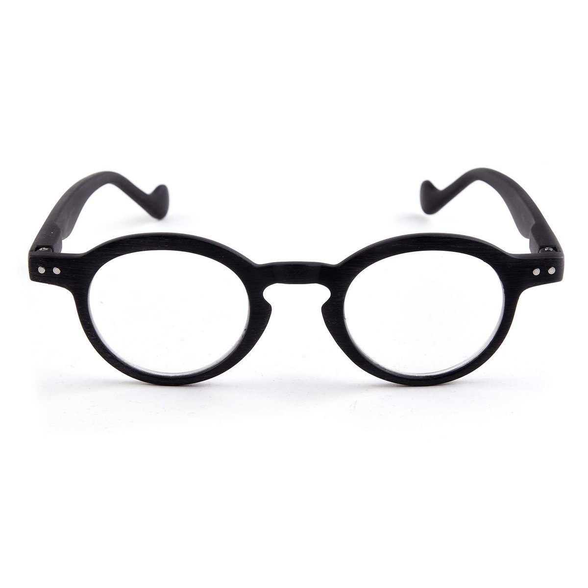 SnelShoppen - Contacta Woody Leesbril voor Dames en Heren, Trendy Houtlook Bril met Flexibele Stangen, Inclusief Brillenkoker, Ideaal voor Lezen en St