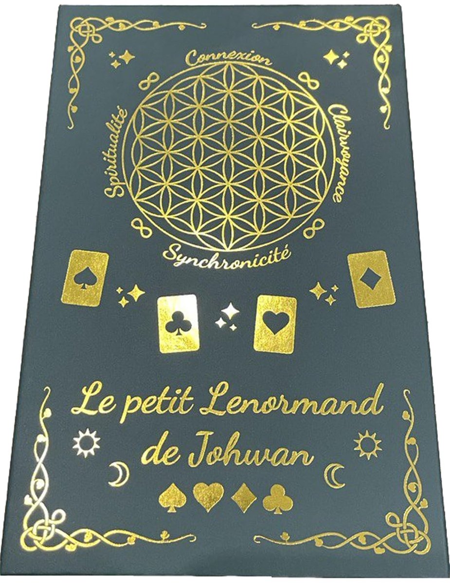Omgoods - Johwan's Little Lenormand - Waarzeggerij Orakel met 36 Kaarten voor Intuïtieve Voorspellingen