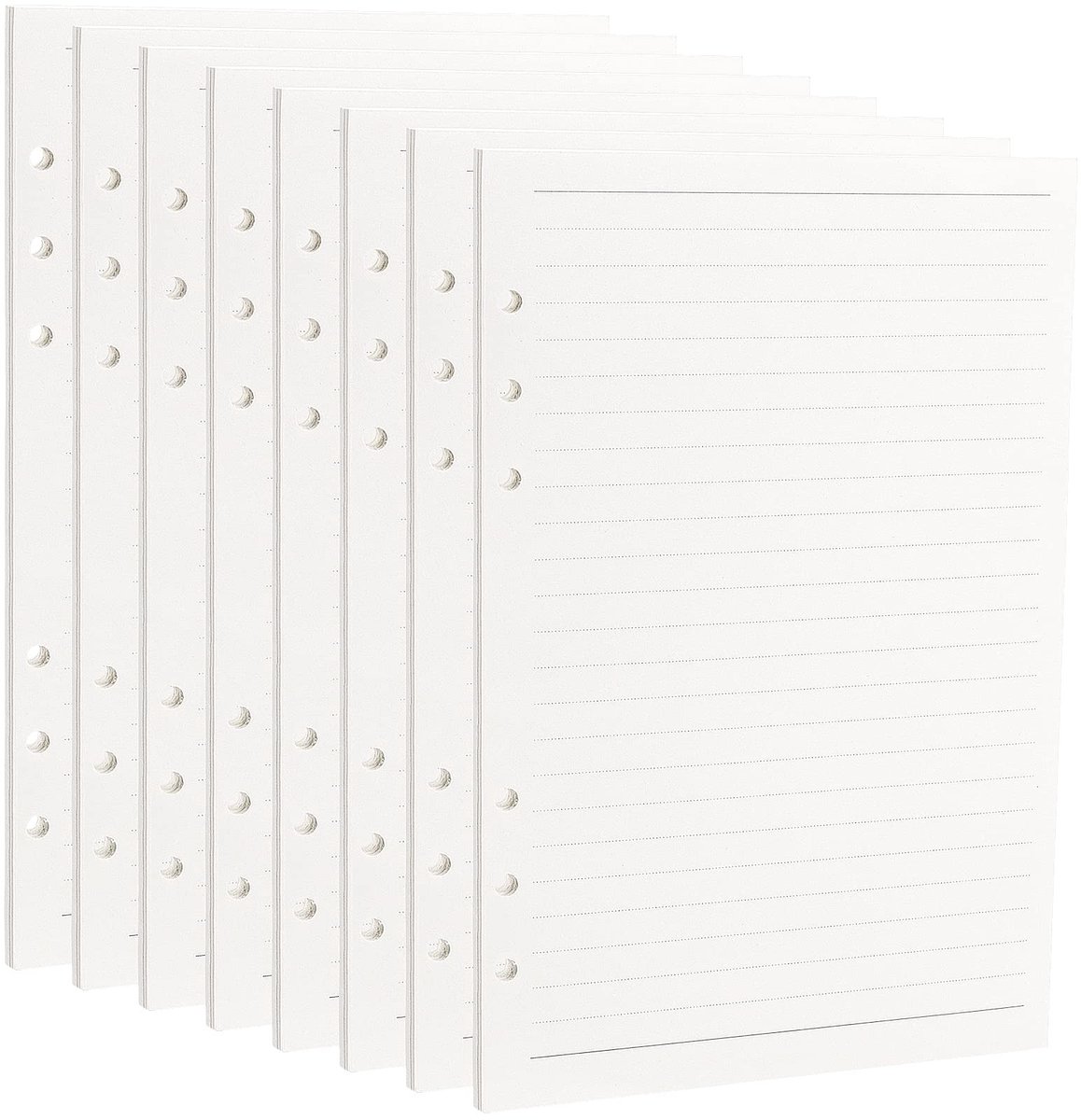 Omgoods - Pack van 10 A5 Vullingen met 900 Pagina's voor Ringbanden