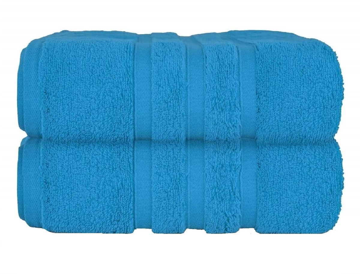 Omgoods - Set van 2 Extra Grote Badhanddoeken van 100% Egyptisch Katoen, 95x200cm