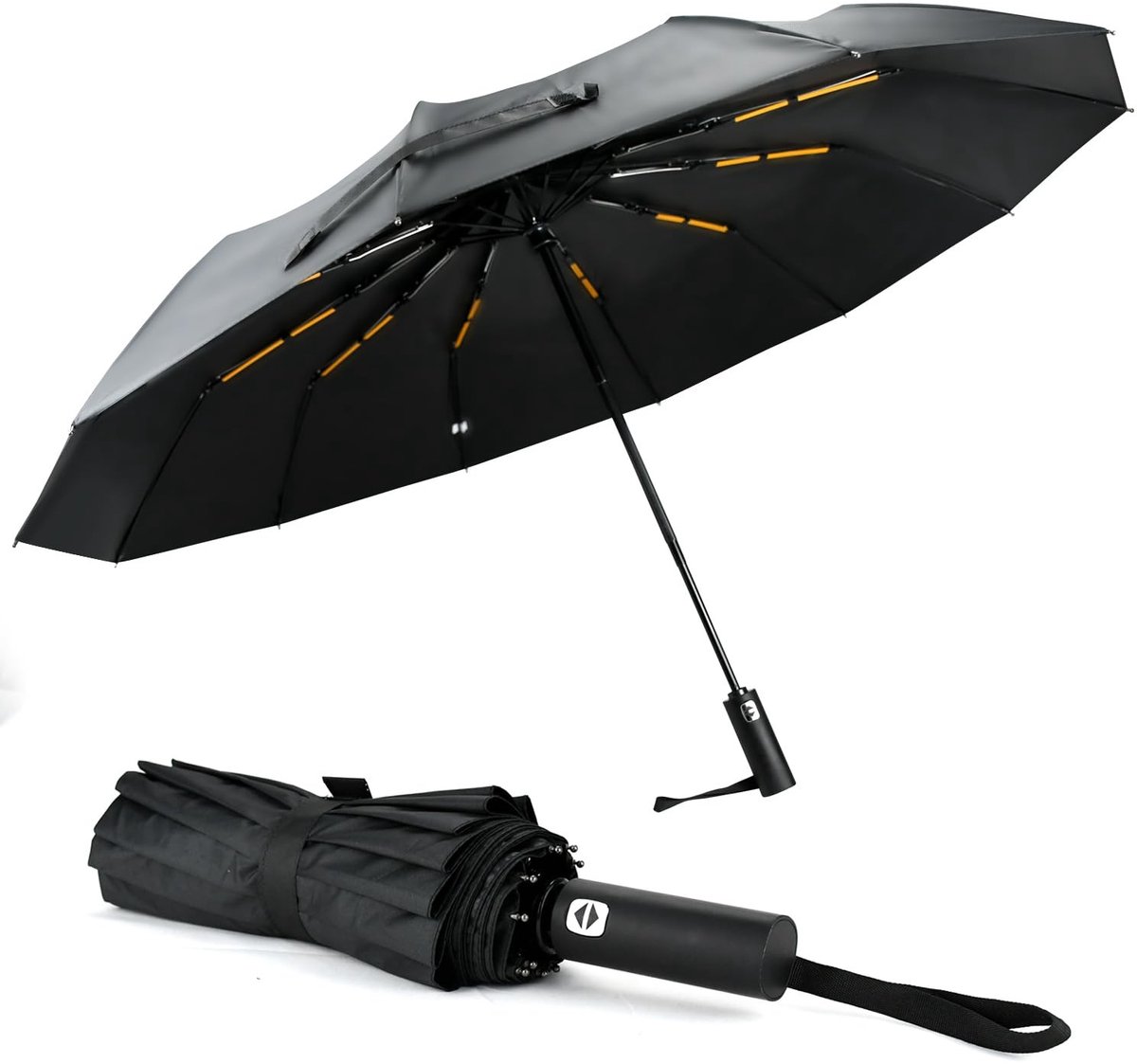 Omgoods - Stormbestendige Paraplu met 12 Ribs, Compact en Lichtgewicht