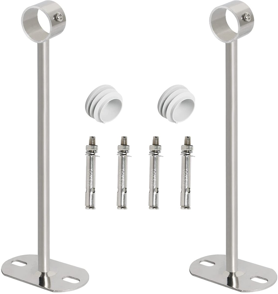 Omgoods - Steunbeugels voor Gordijnstang - 2 Stuks 25mm x 300mm