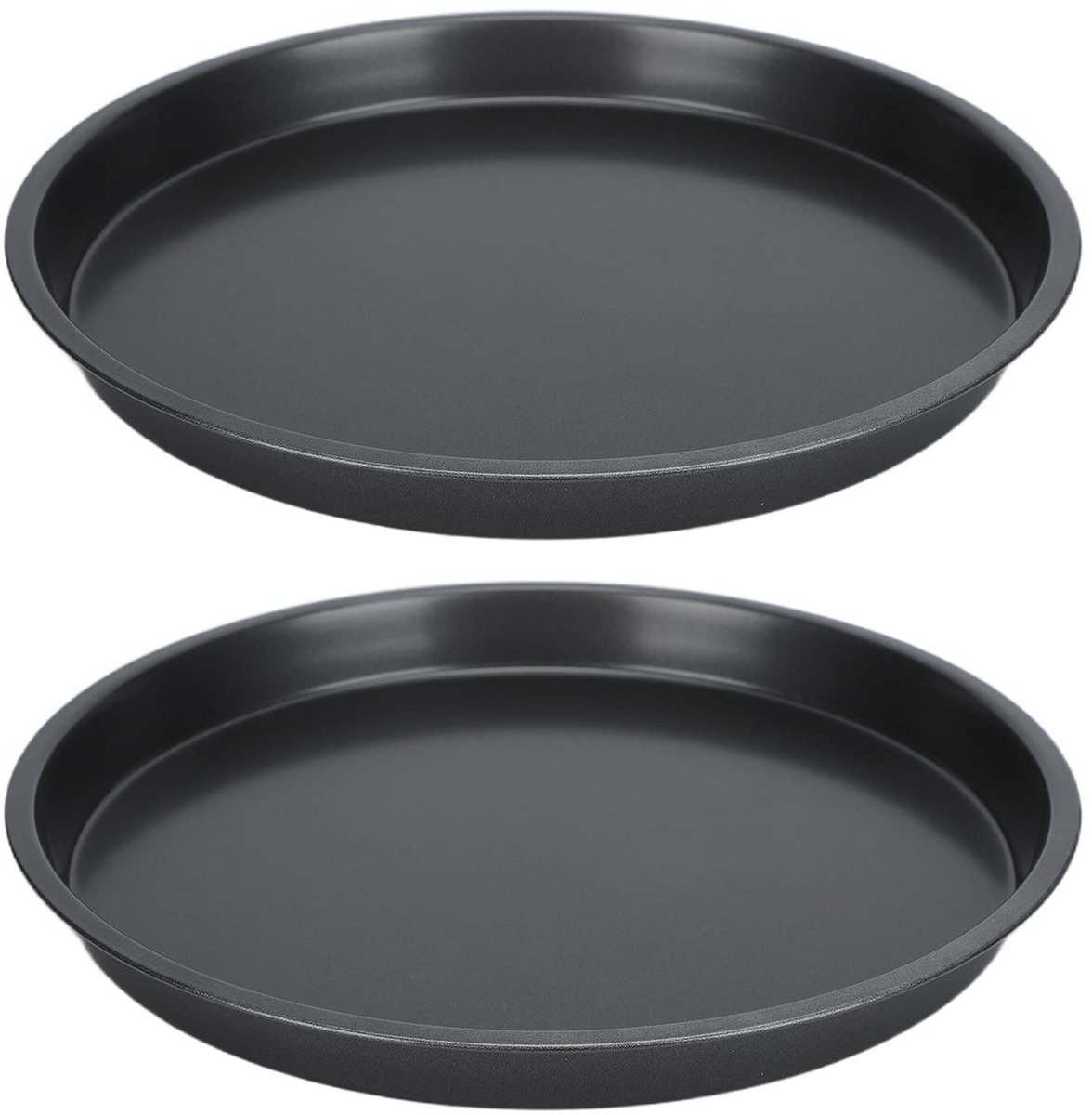 Omgoods - 2-Delige Non Stick Pizza Pan Set - Carbon Staal Bakvormen