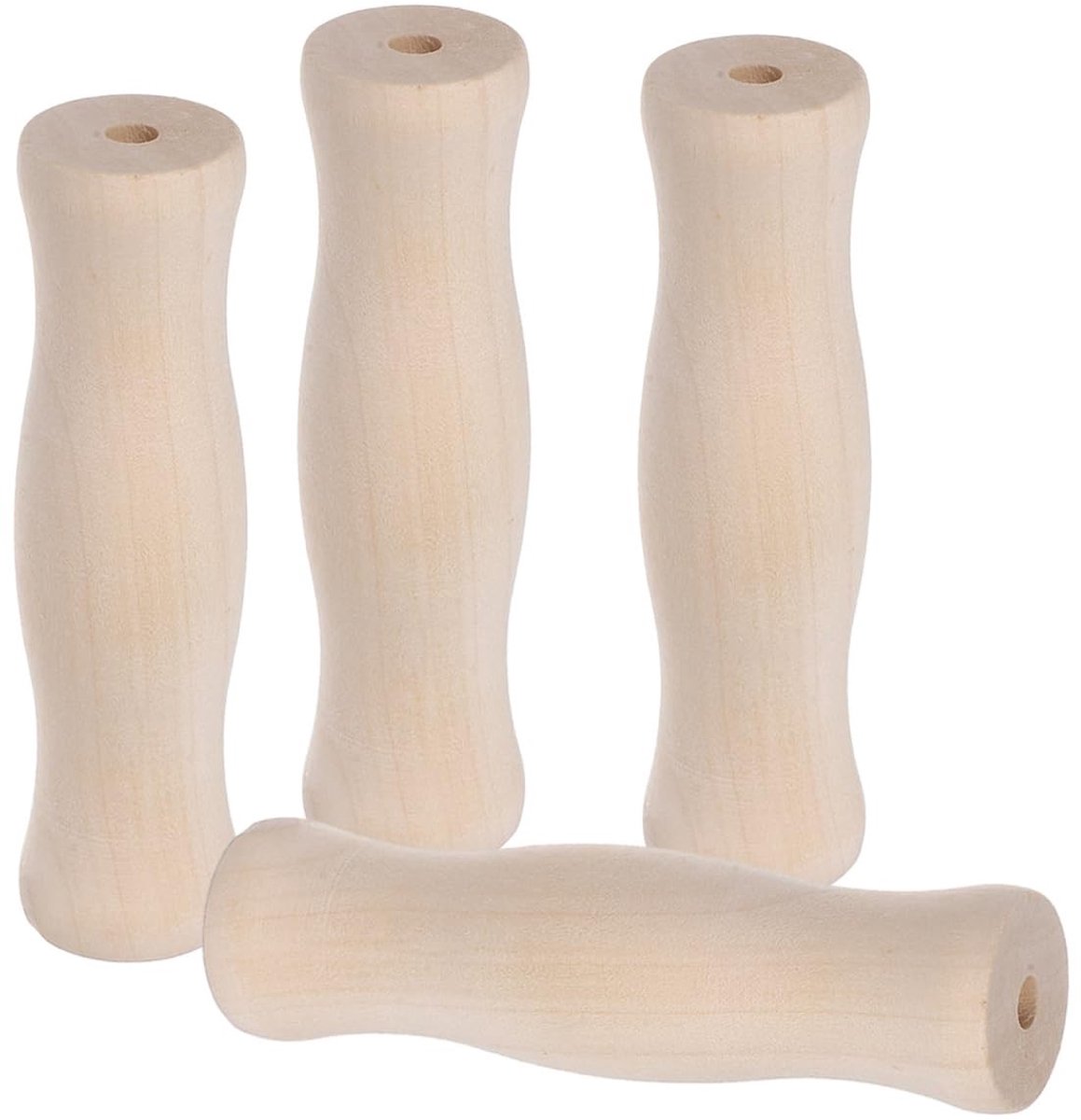 Omgoods - 4 Stuks Vervangende Grillhouten Handgrepen - Voor Grillgereedschap