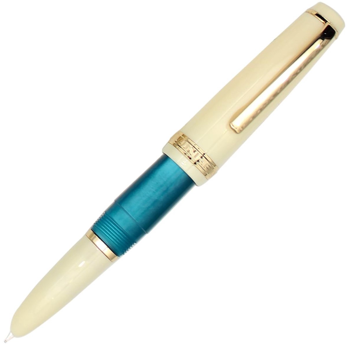 Omgoods - Mini Vulpen met Gouden Trim en Verborgen Fijne Penpunt