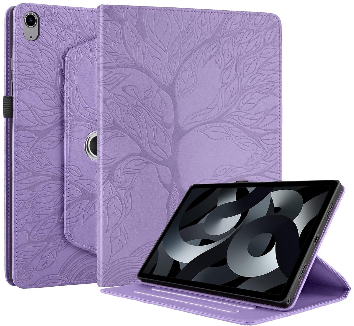 Omgoods - 360° Rotatable Hoes voor iPad 11 Inch (A16) en 10.9 Inch 10th Gen - Violet