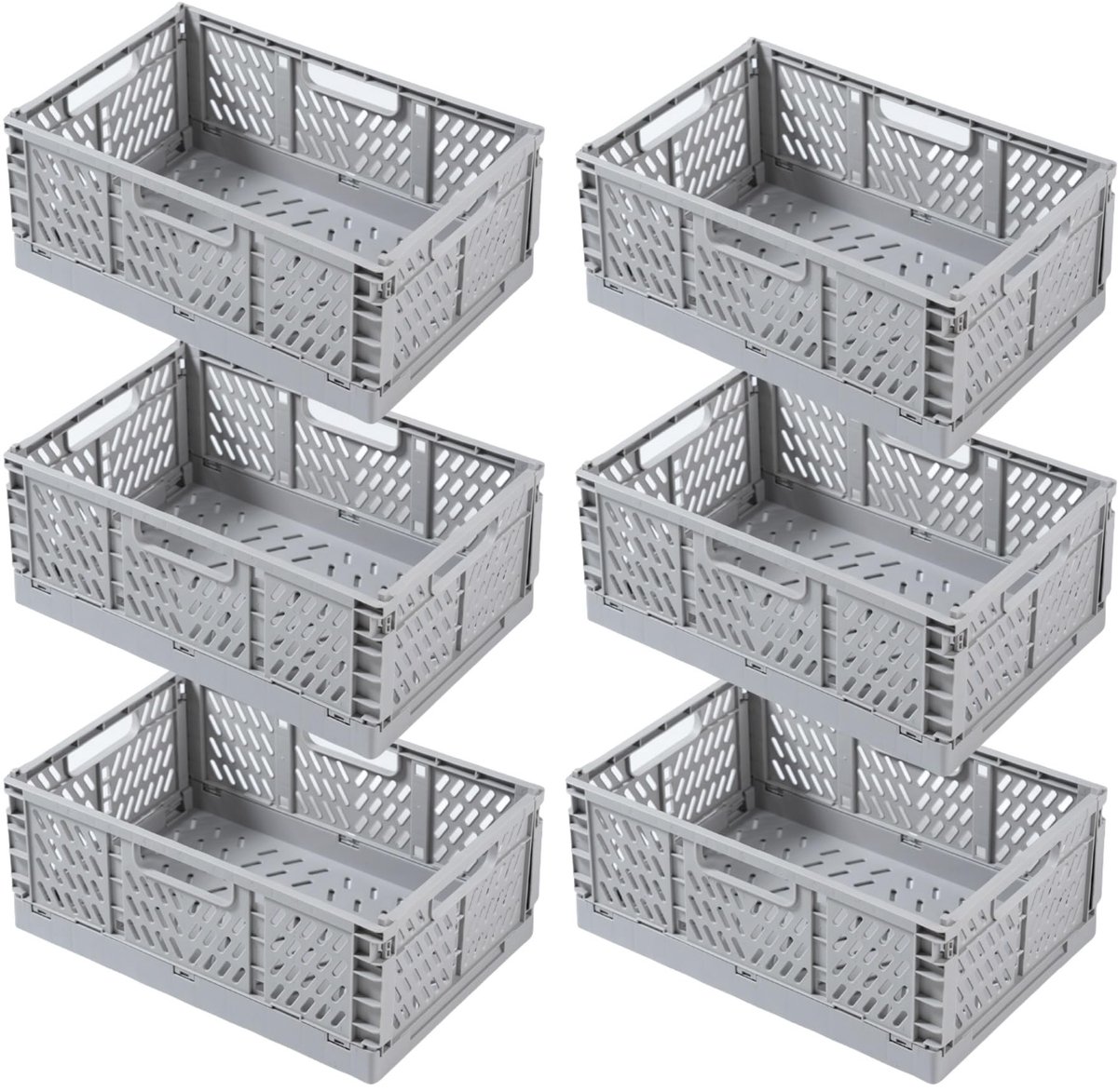 Omgoods - 6 Vouwbare Opbergdozen voor Diverse Ruimtes