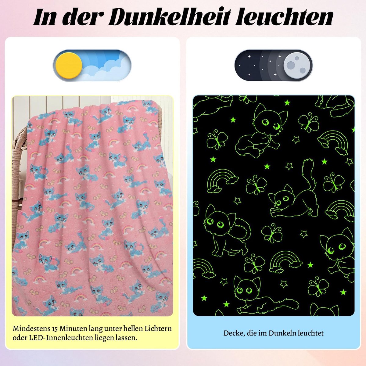 Omgoods - Kinderdeken met Dinosaurus en Eenhoorn - Flanel Dekentje voor Jongens en Meisjes (150x200 cm)