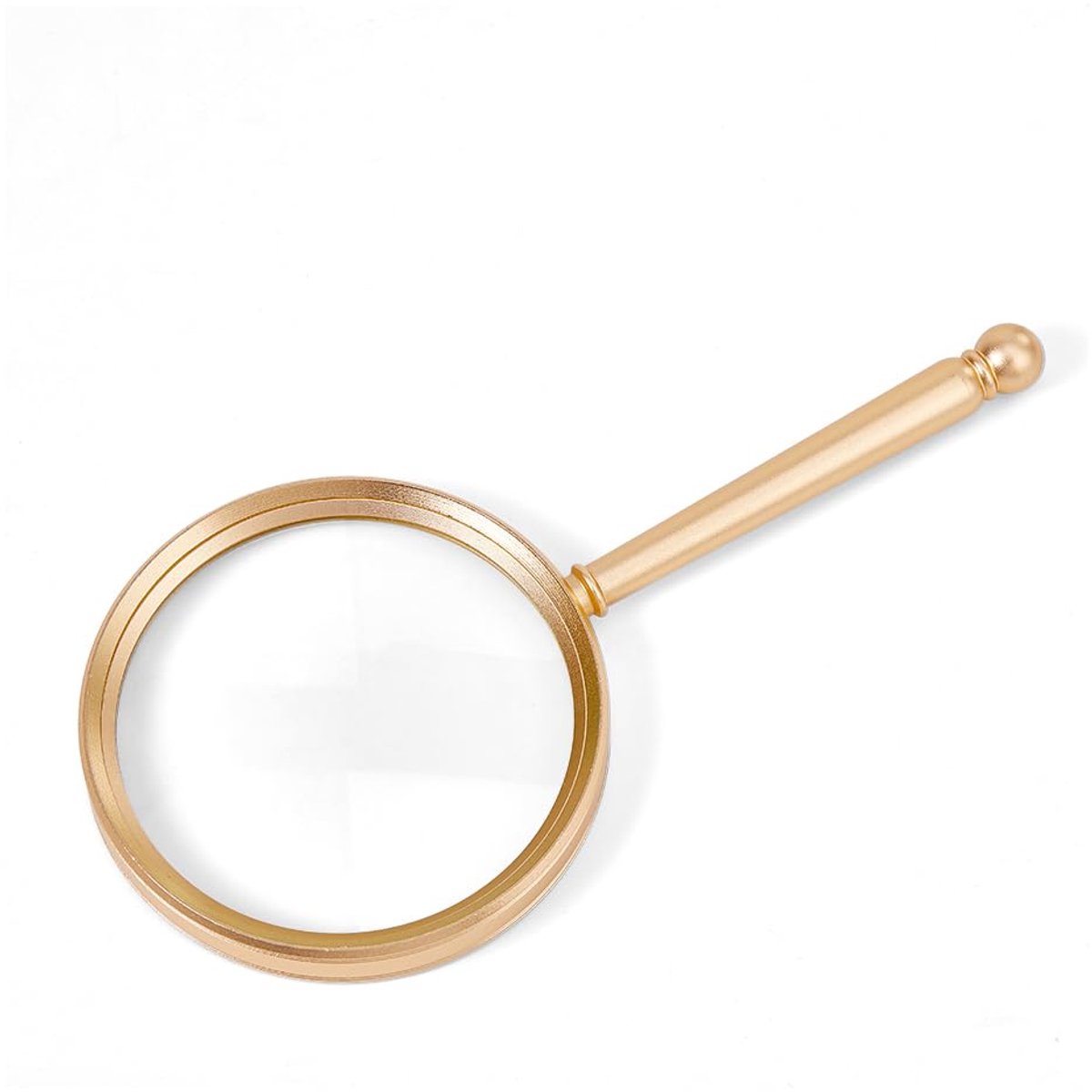 Omgoods - Draagbaar Vergrootglas 10X Goud - Onbreekbare Lens 85 mm