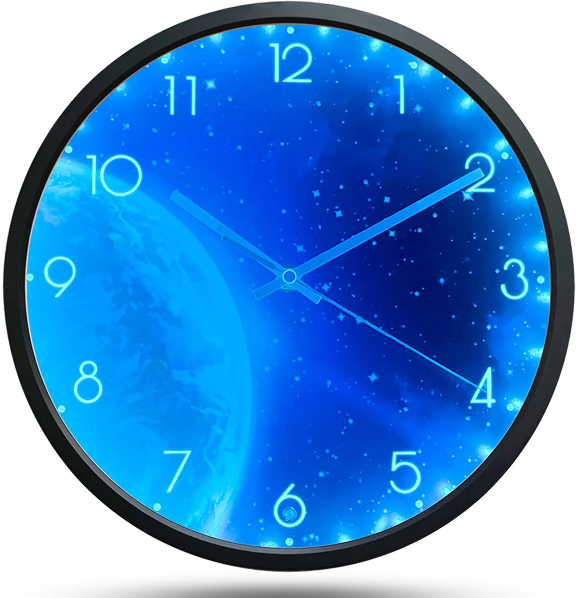 Omgoods - Luminous Wandklok - 30cm LED Verlichting voor Kinderen