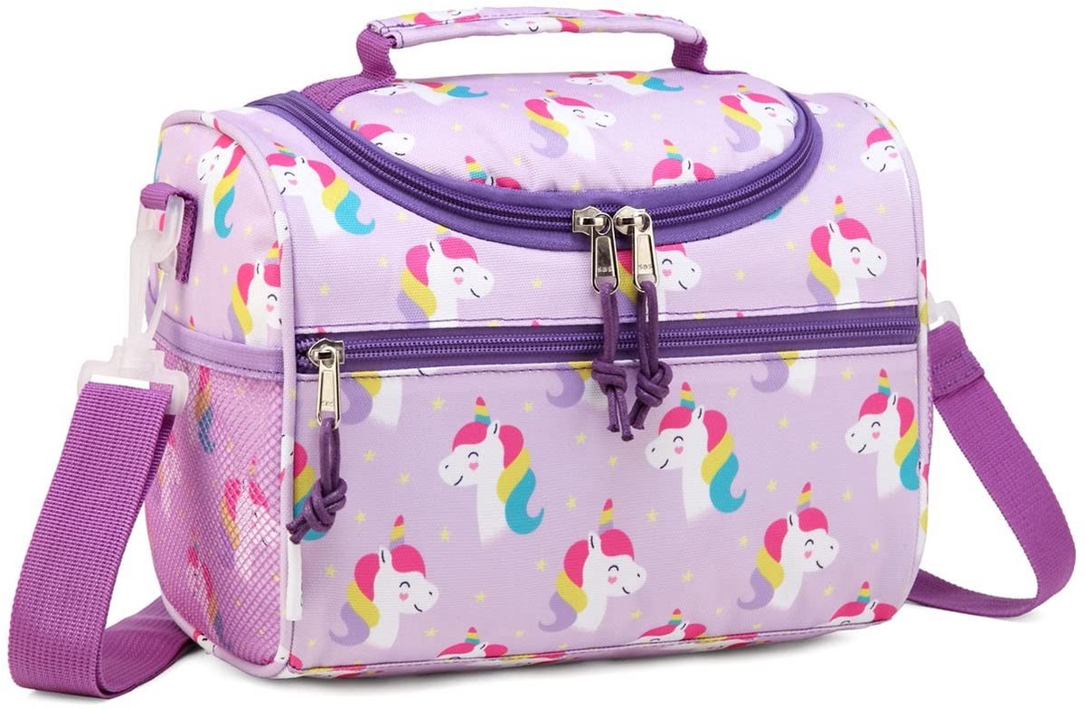 Omgoods - Insulated Lunch Bag voor Kinderen met Eenhoorn Design