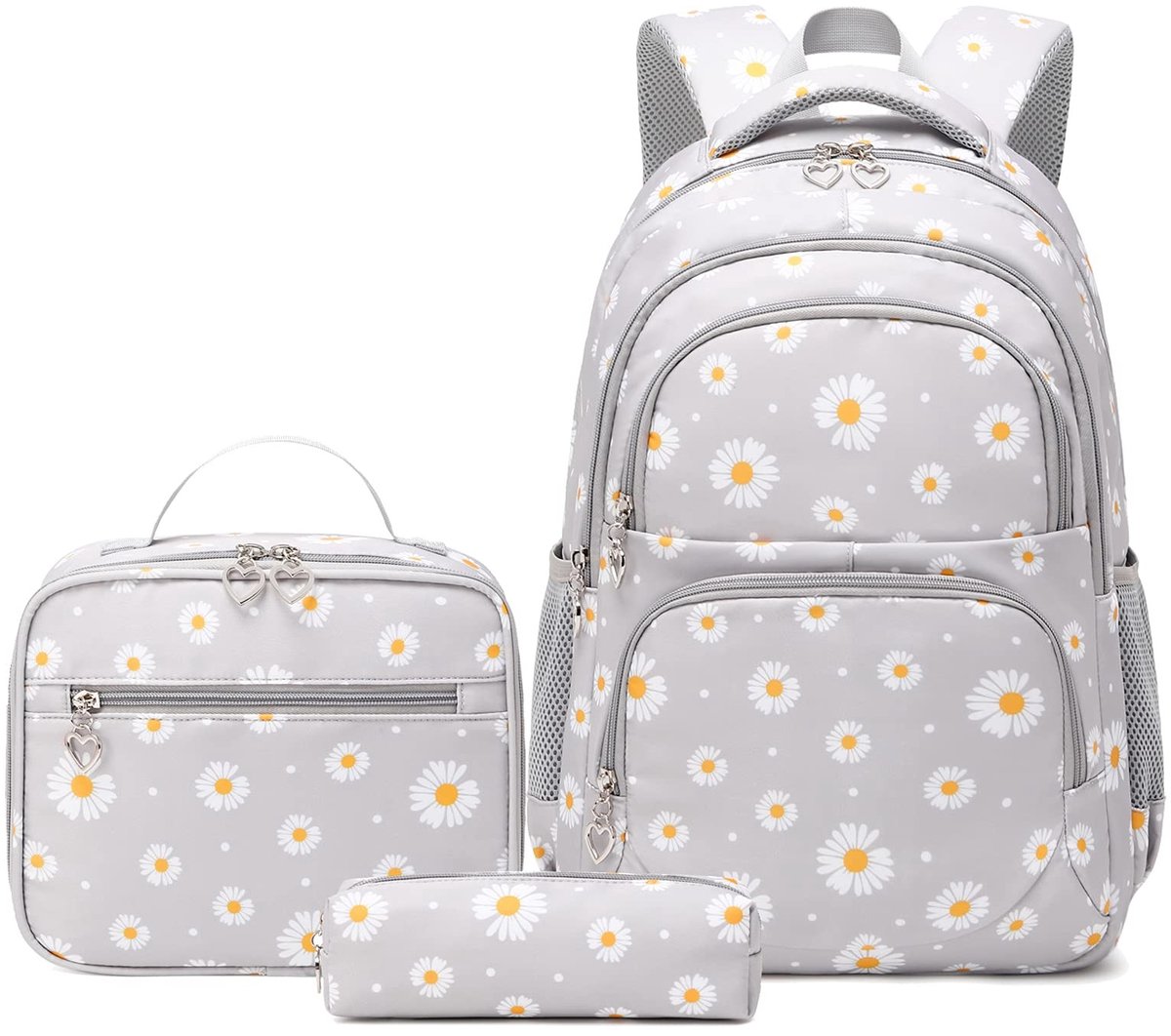 Omgoods- Schoolrugzakset - Waterbestendig - 3-delige Rugzak - Lunchtas - Pennenetui - Nylon Materiaal - Lichtgewicht