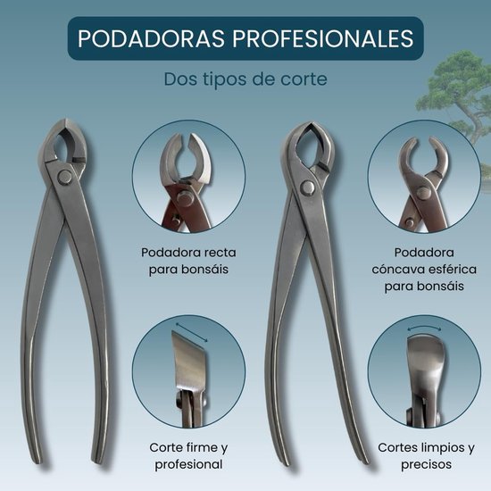 Omgoods - Professionele Bonsai Gereedschap Set voor Onderhoud — afbeelding 2