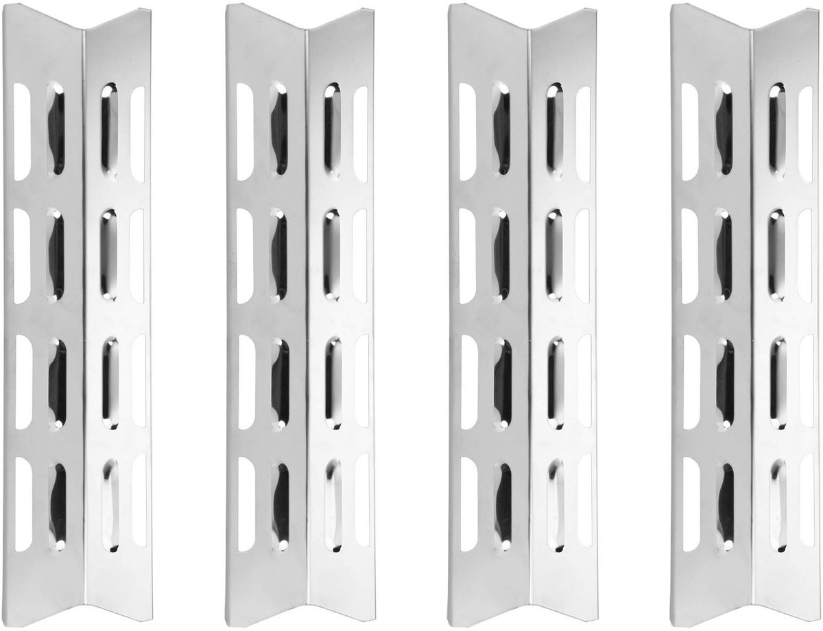 Omgoods - Gas Grill Heat Plate - Set van 4 Warmteplaten