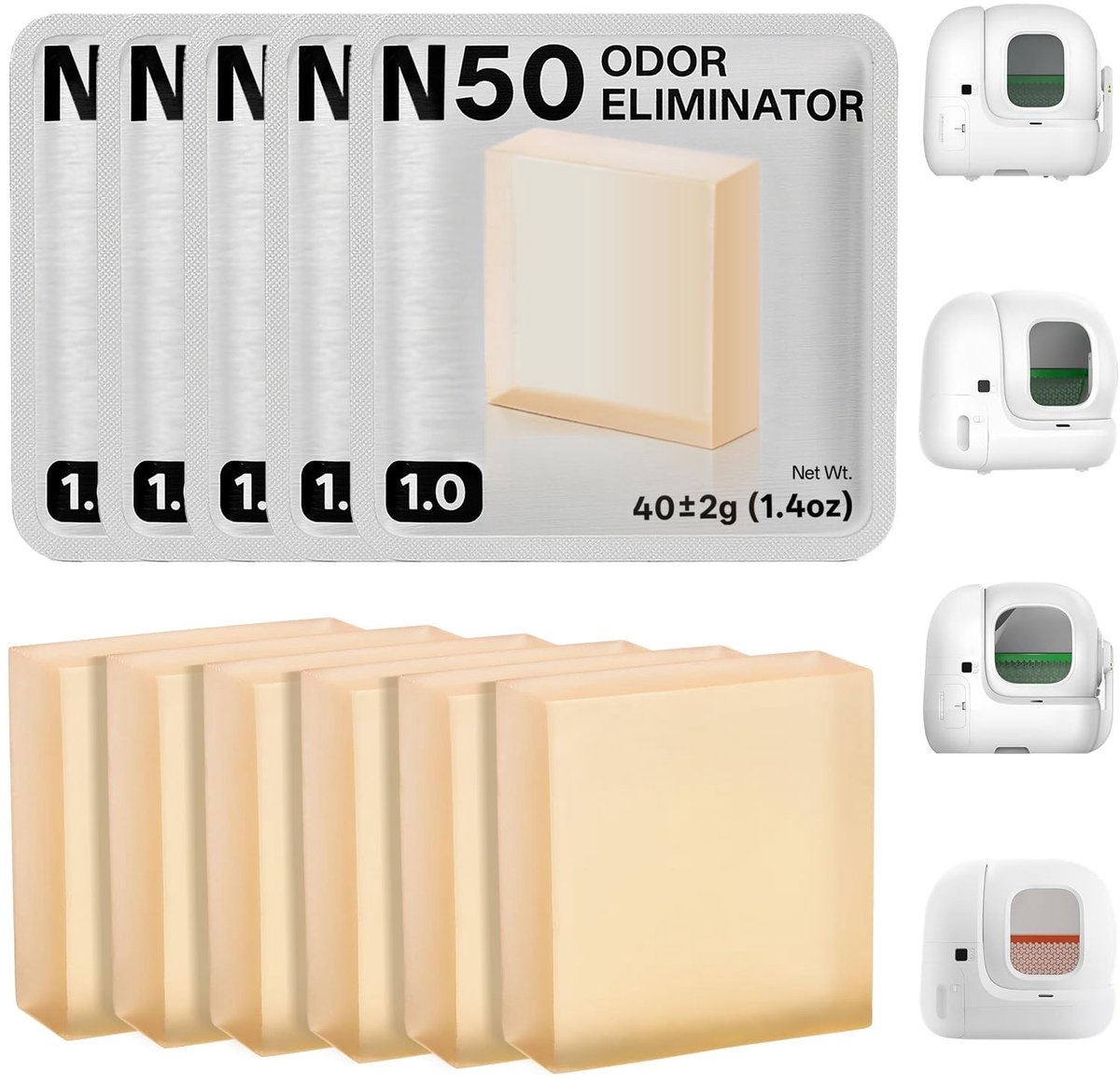 Omgoods - N50 Geurcontrole Air Freshener voor Kattenbakken